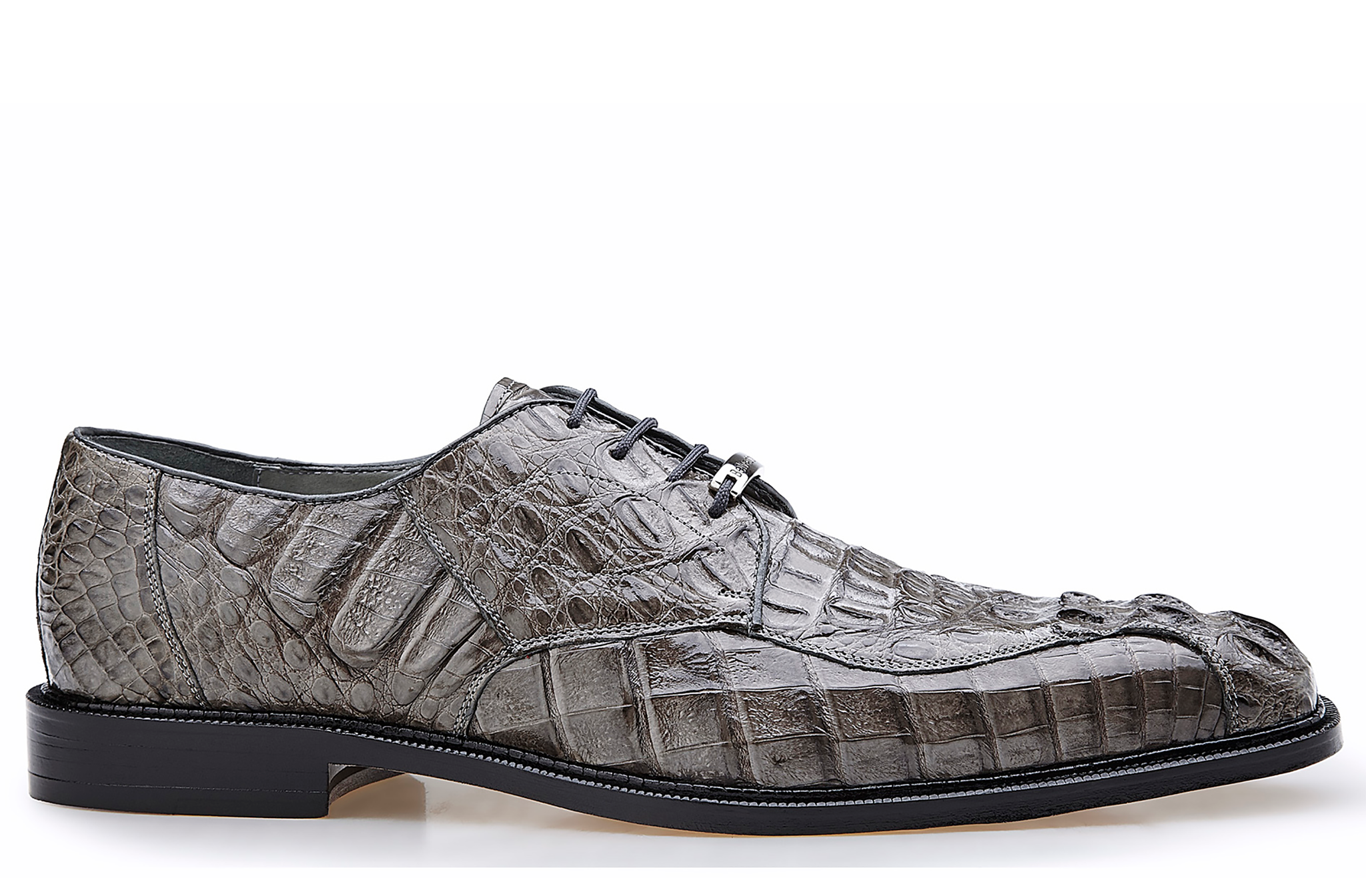Belvedere T-Rex Nav Blu All-Over Genuine Hornback Crocodile Shoes With Eyes  - $349.90 :: Upscale Menswear 