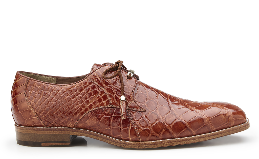 Belvedere Shoes, Genuine Exotic Leather 