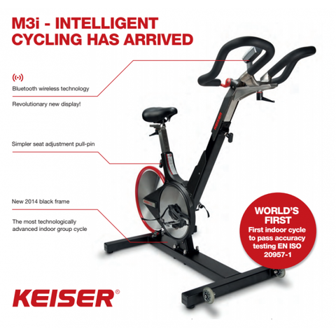 Keiser M3i Indoor Cycle - Now available in Ontario and Atlantic Canada - Spartan Fitness