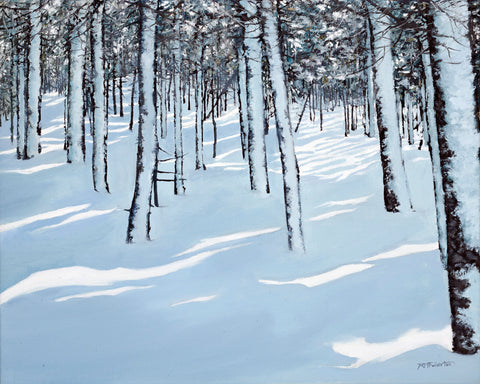 "Glades, Late Afternoon," 16x20 inch oil on canvas painting.