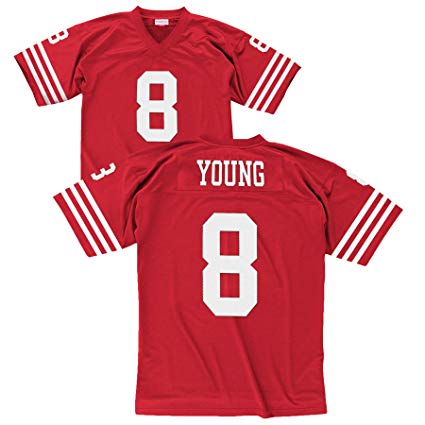 steve young mitchell and ness jersey