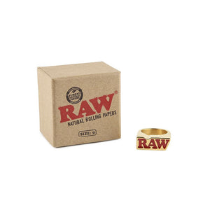 RAW Smoke Ring Gold - Size 9