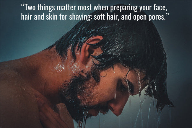 Shaving-after-a-shower