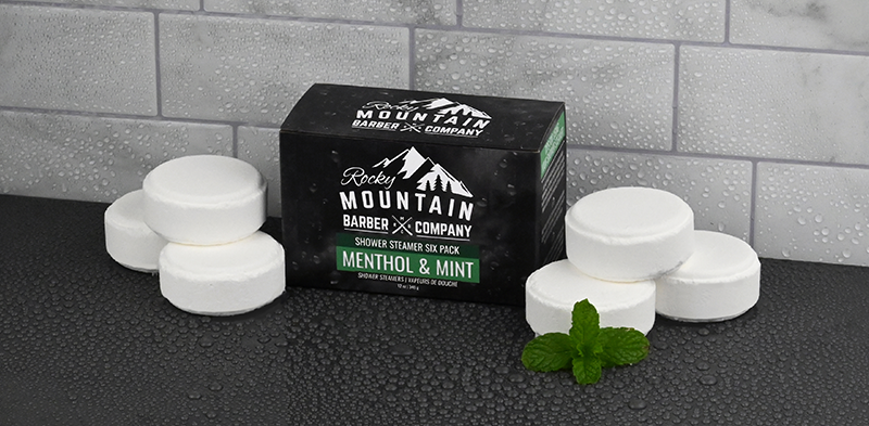 menthol and mint shower steamers