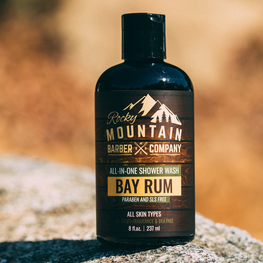 All-In-One Shower Wash | Bay Rum - Rocky Mountain Barber ...