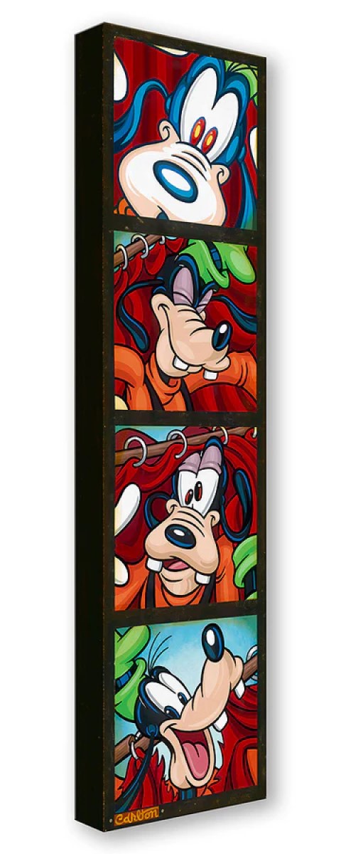 Blinded By The Light by Trevor Carlton Treasure On Canvas featuring Goofy
