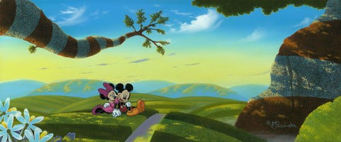 Mickey on the beach Painting by LOIC ZGS