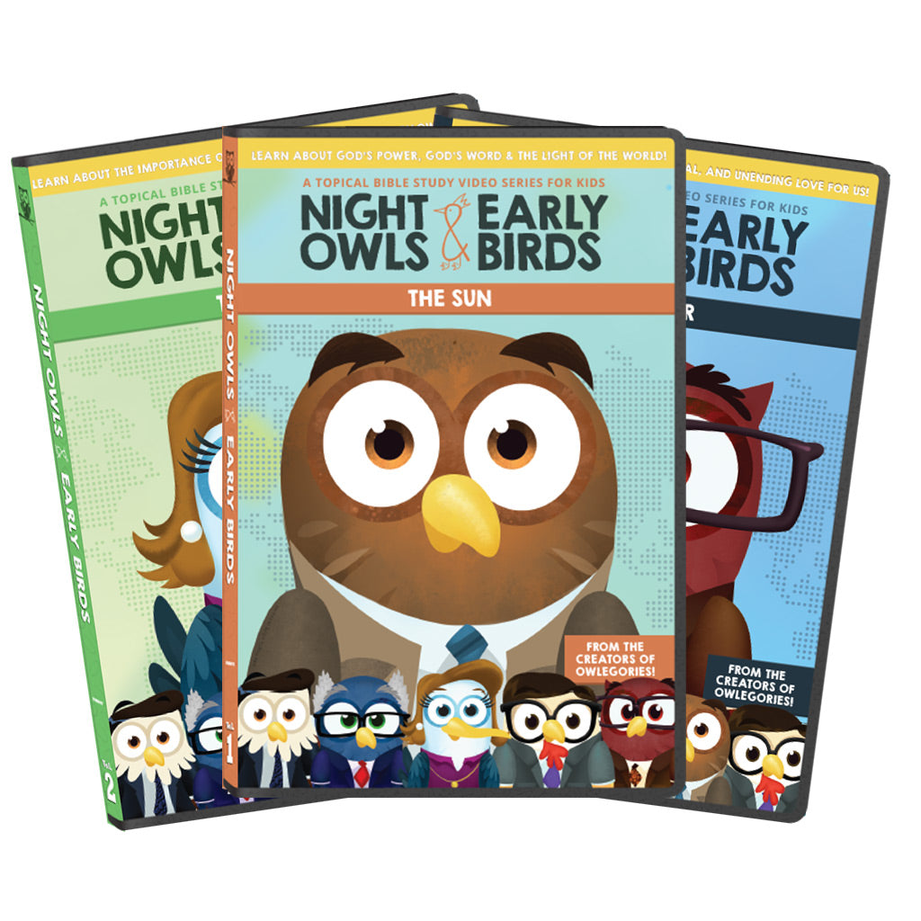 All Three Night Owls And Early Birds Dvds Owlegories