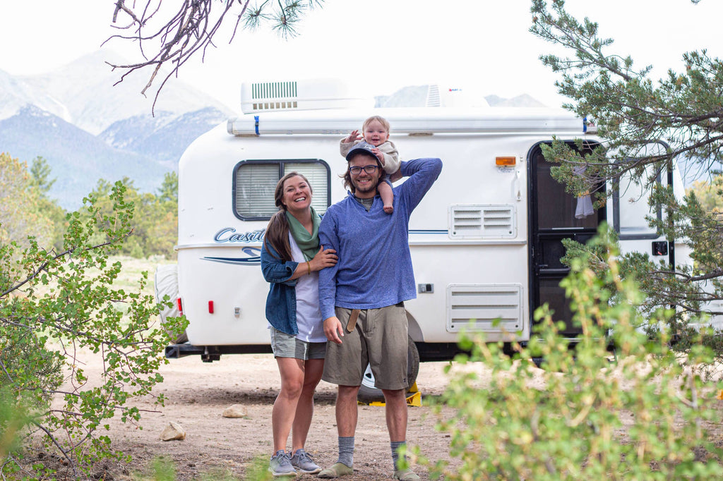 Casita travel trailer Adam and Lindsey from nuventure travels