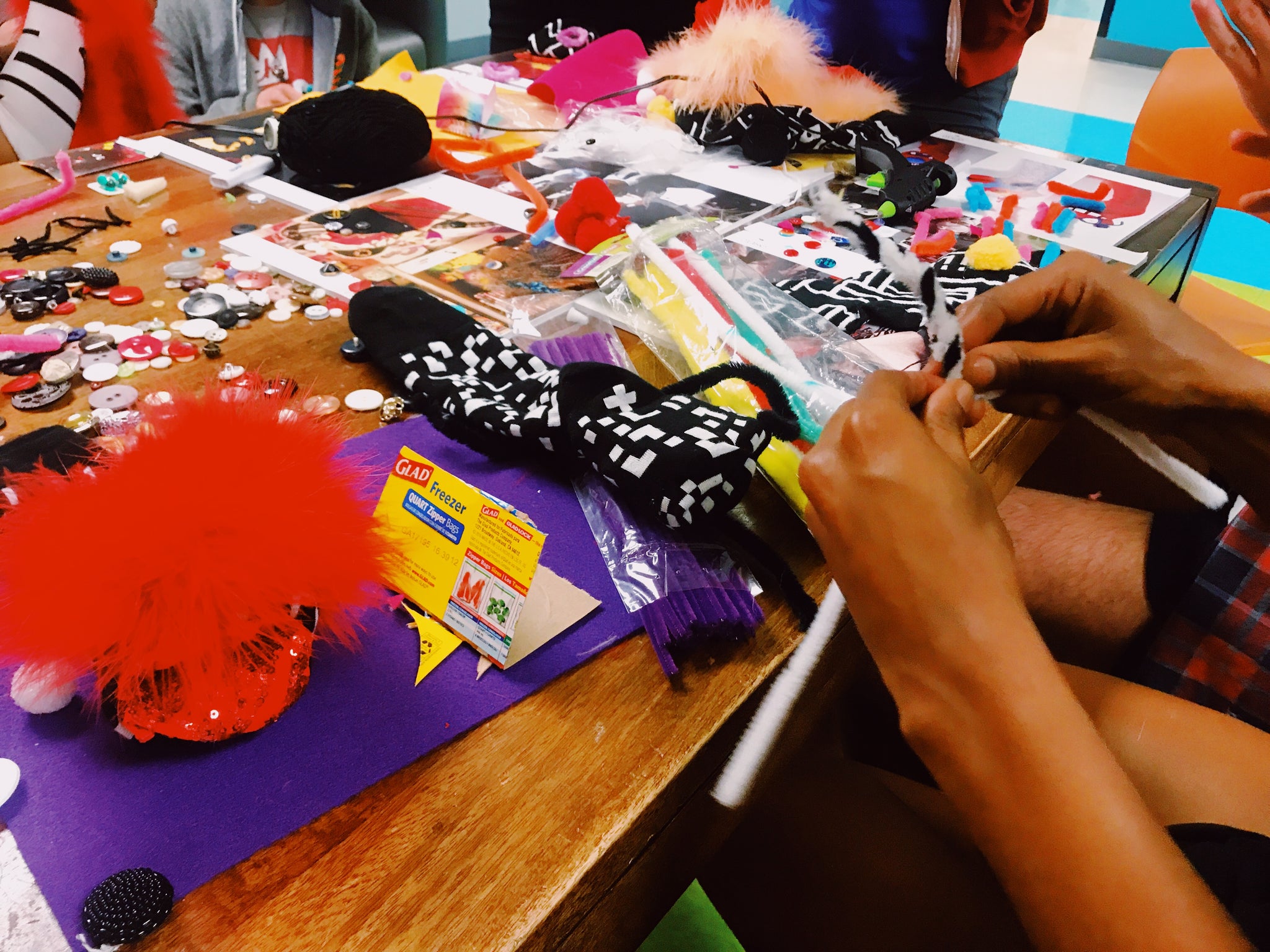 A Queer Sock Puppet Workshop at the Los Angeles LGBT Center