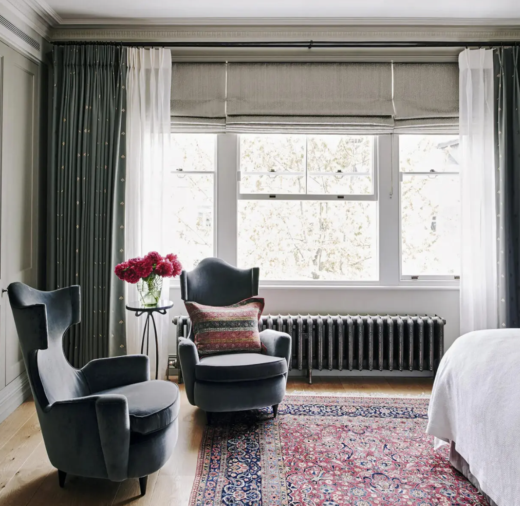 Layered curtains and drapes