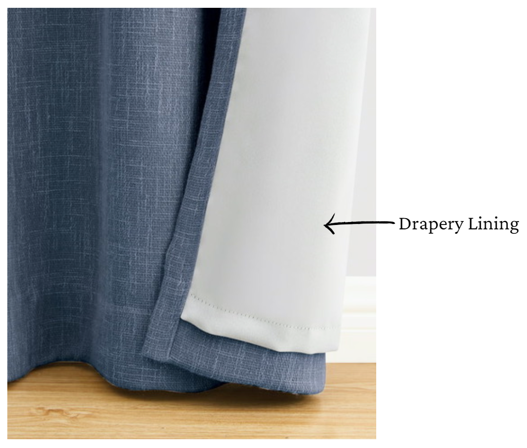 Drapery lining