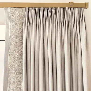 What are euro triple pinch pleat curtains?