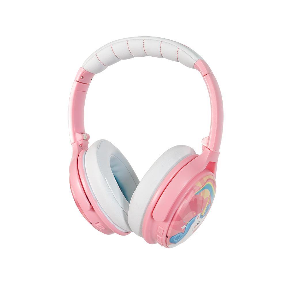 BuddyPhones pink unicorn headphones for kids