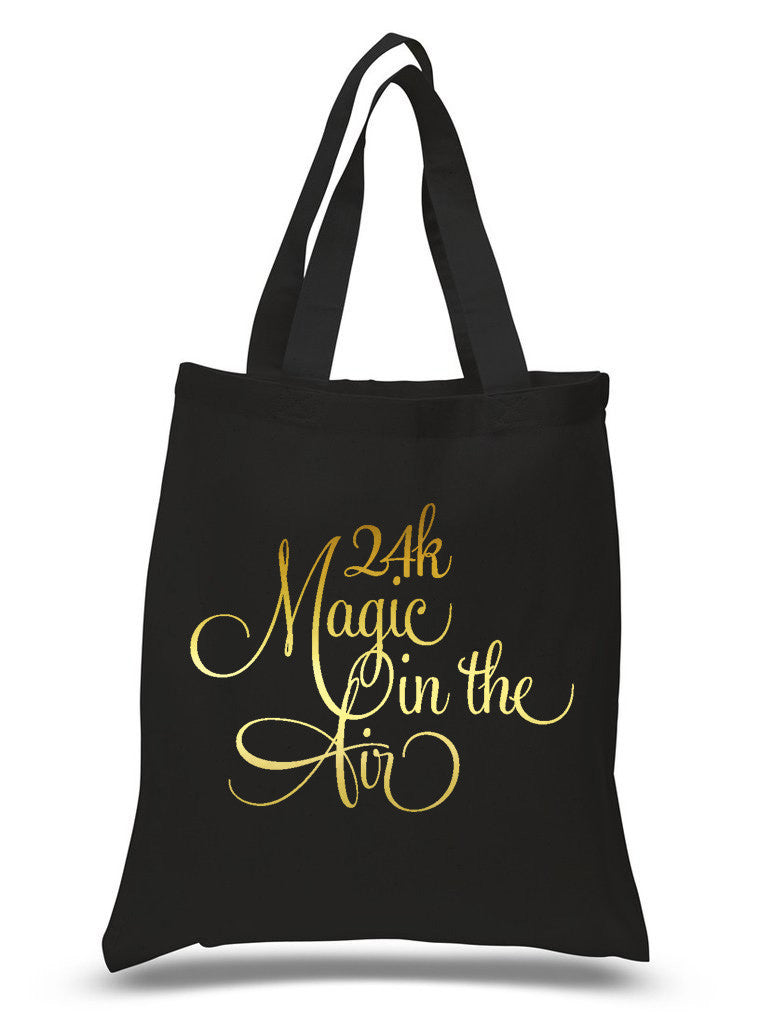 Bruno Mars "24k Magic in the Air" 100% Cotton Tote Bag