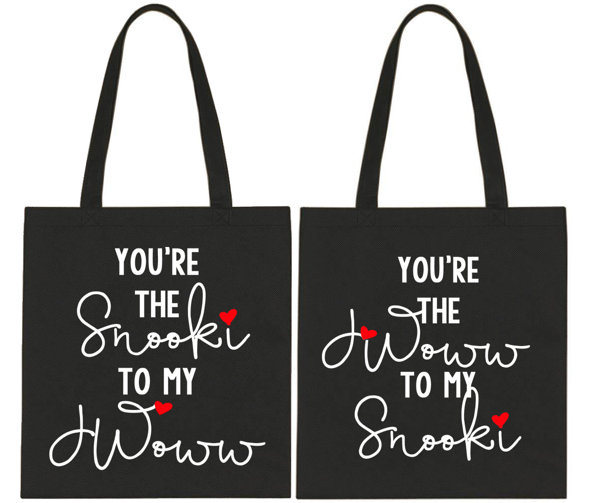 Jersey Shore "You're the Snooki to my JWoww / You're the JWoww to my Snooki" Tote 