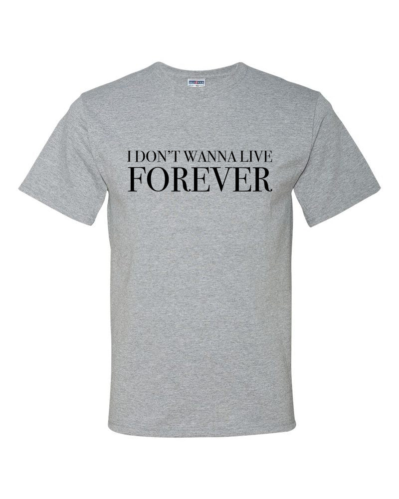 Zayn Taylor Swift I Don T Wanna Live Forever T Shirt Trainwreck