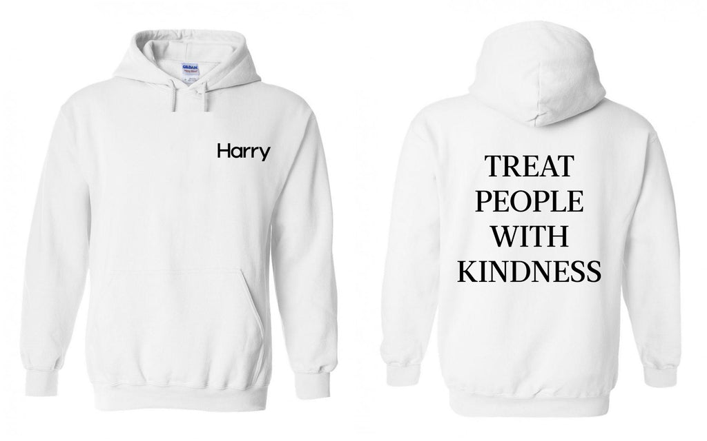 harry styles white hoodie
