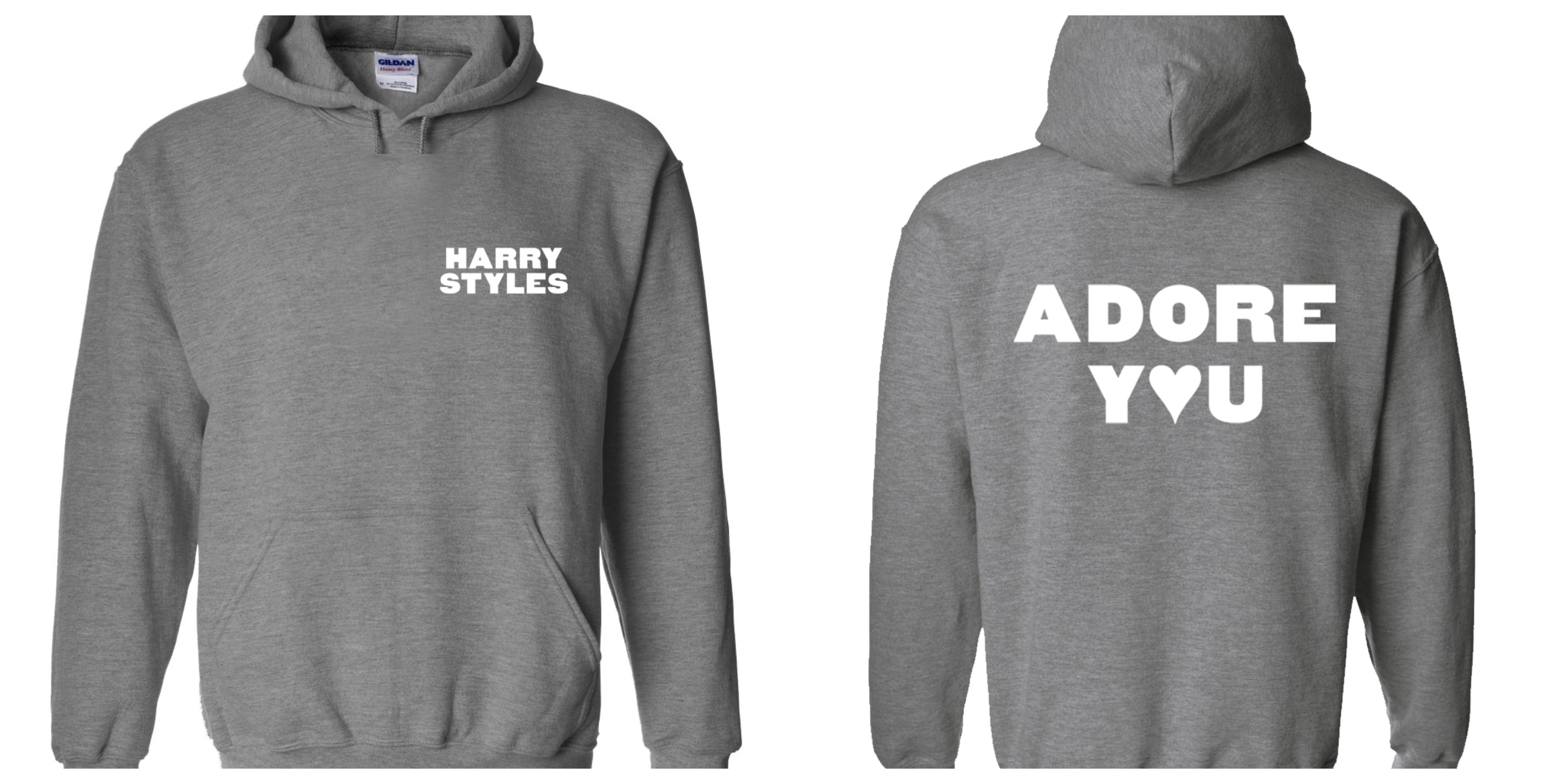 Harry Styles "HS / Adore You BACK" Hoodie Sweatshirt (