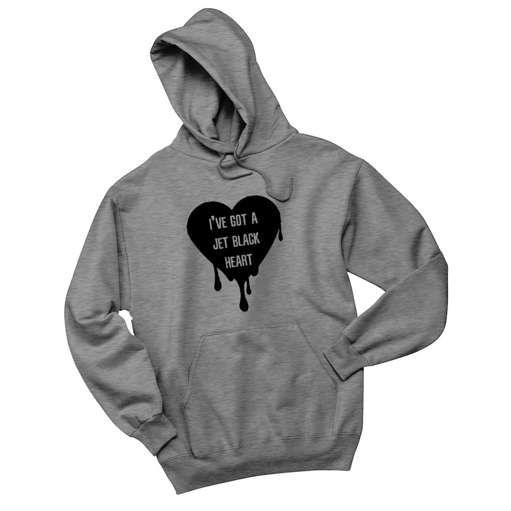 black heart hoodie