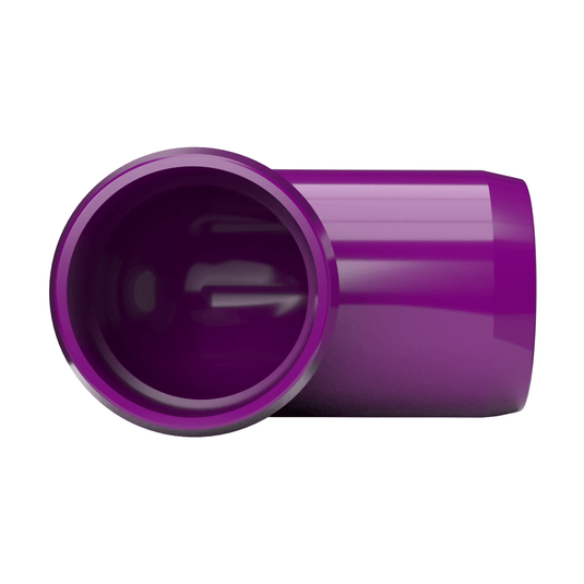 1 in. 90 Degree Furniture Grade PVC Elbow Fitting - Purple - FORMUFIT