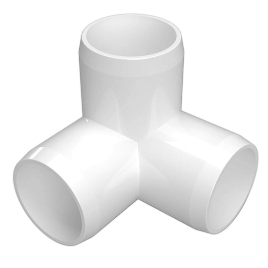 1/2 in. Furniture Grade PVC Tee Fitting - White