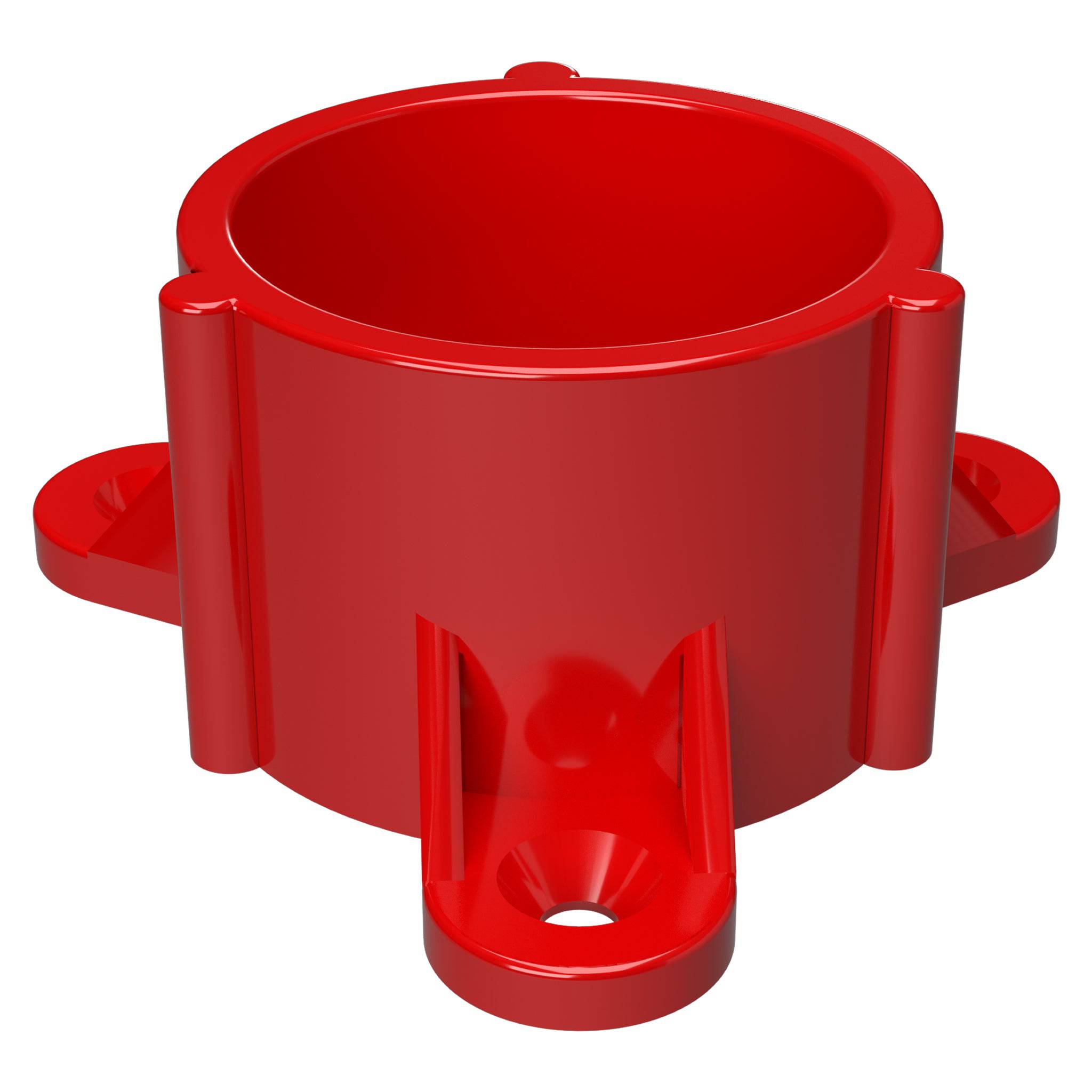1-1/4 in. PVC Table Cap, Furniture Grade - Red