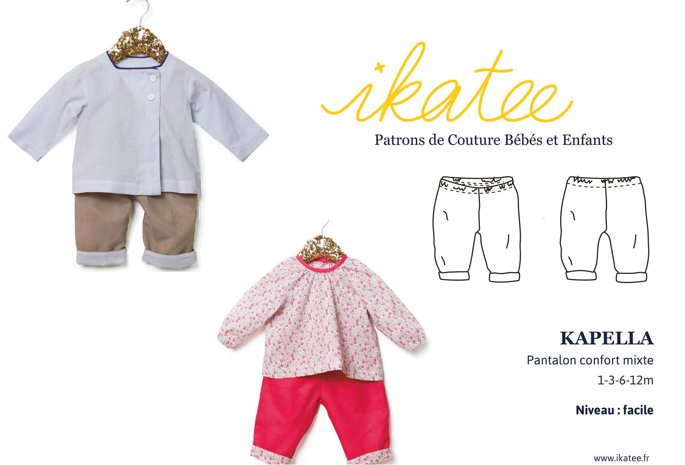 Patron De Couture Kapella Pantalon Fille 1 12m Pdf Ikatee