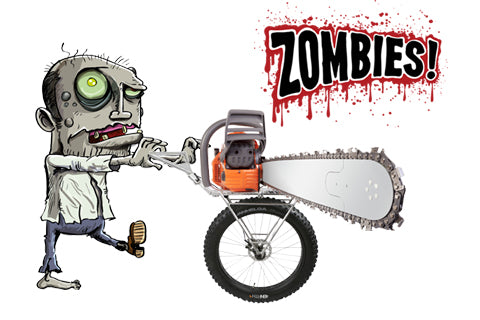 zombie apocalypse hunting cart