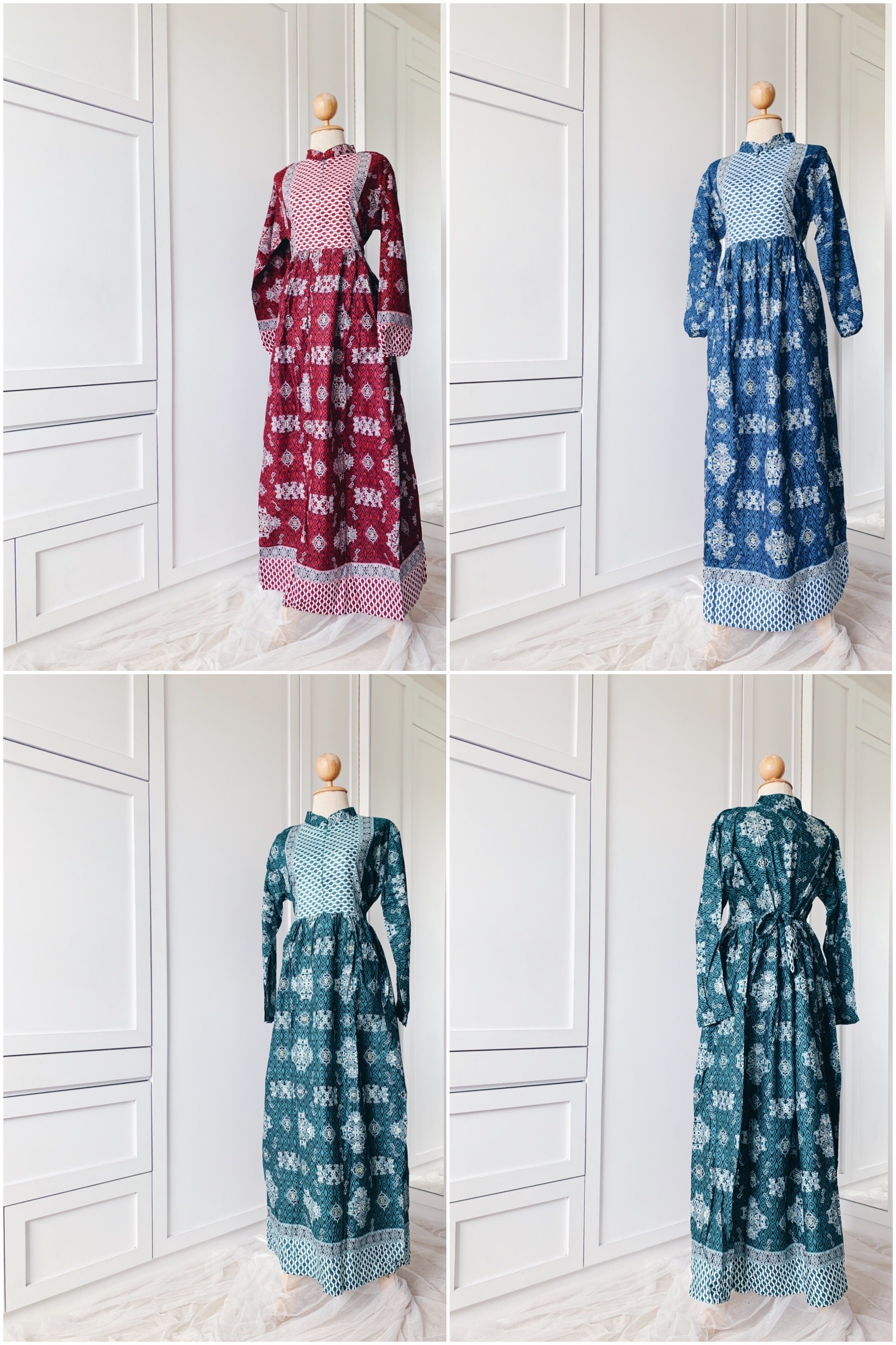 batik maxi dress