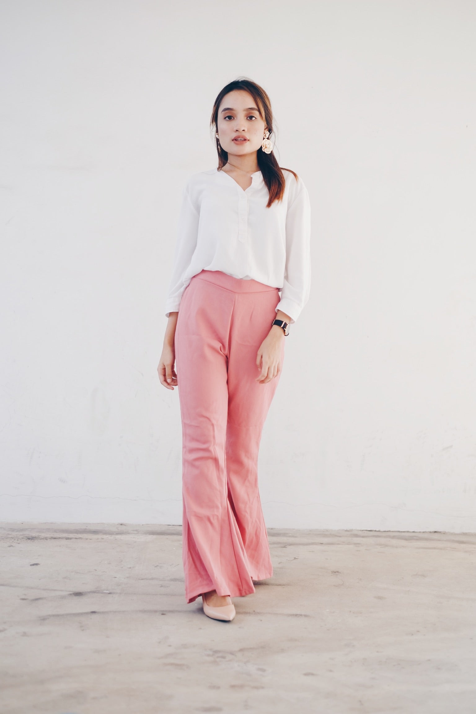 bell bottom pants zara