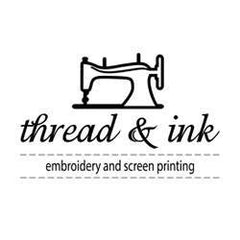 thread and ink embriodery and screen printing
