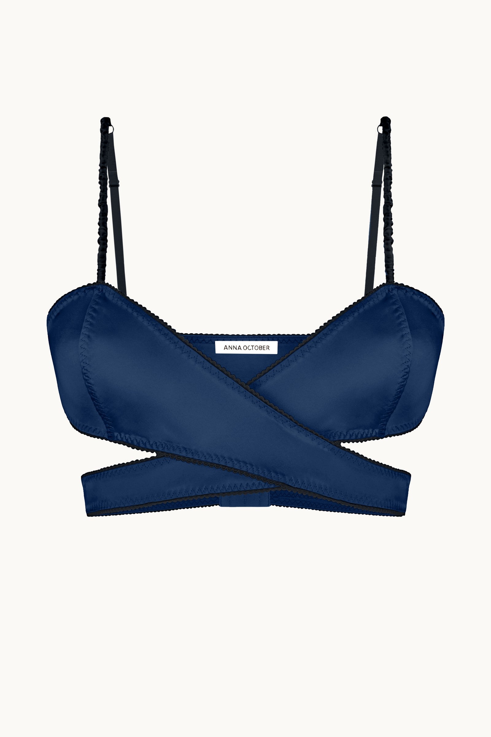 Off-White Élin Bralette by Anna October on Sale