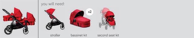 City Select Two Bassinet with Strollers - PeppyParents.com