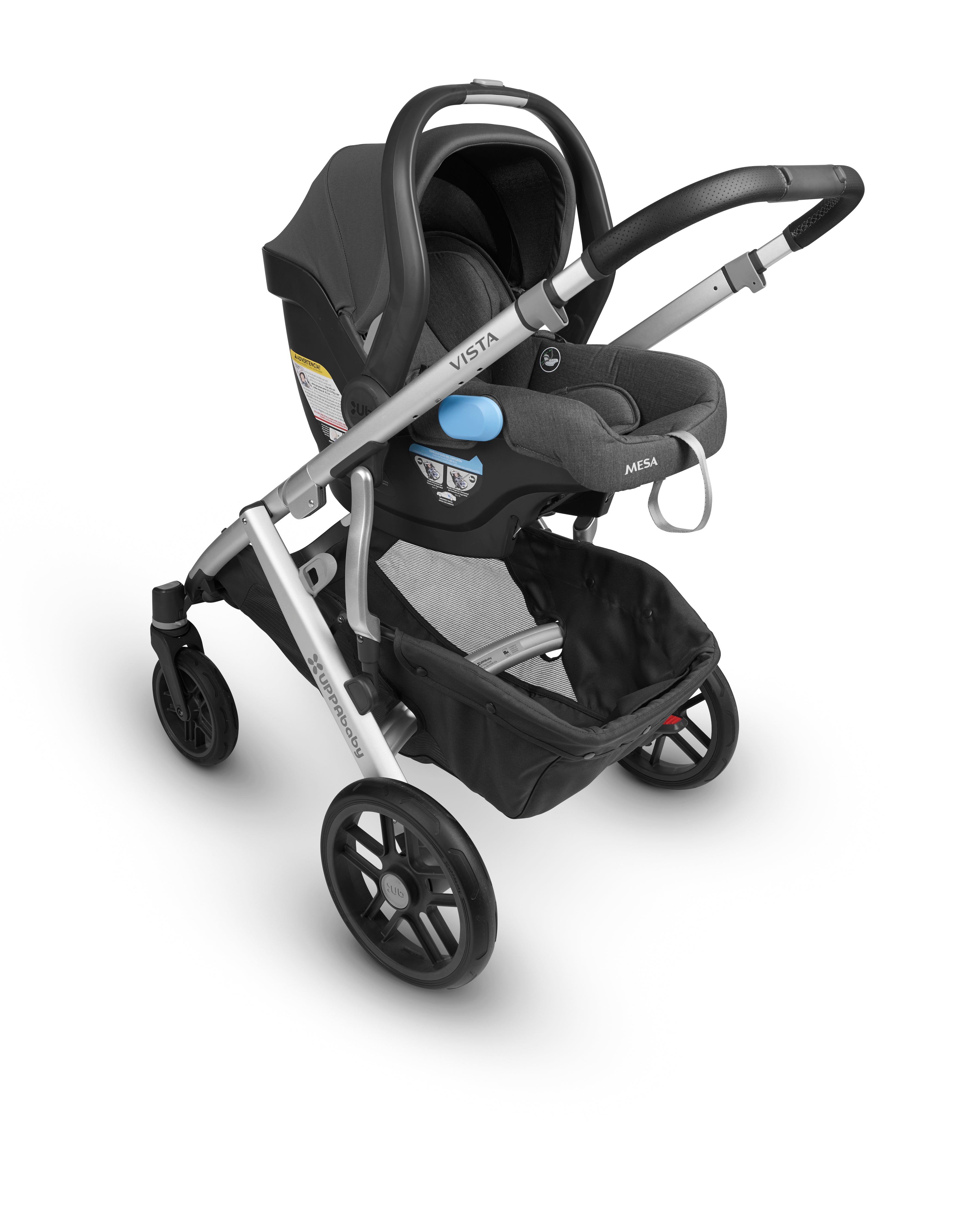 uppababy double stroller with car seat