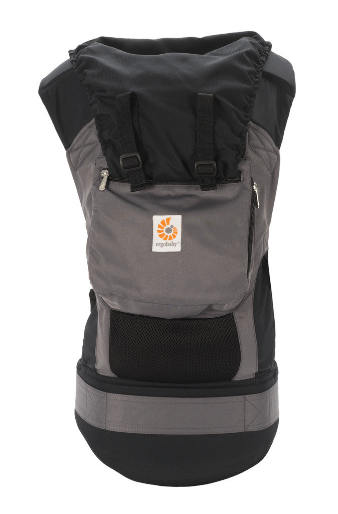 ergobaby performance 3 position baby carrier stone grey