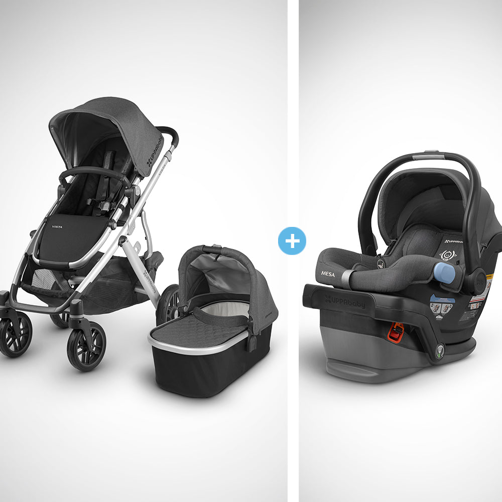 uppababy vista travel system with car seat