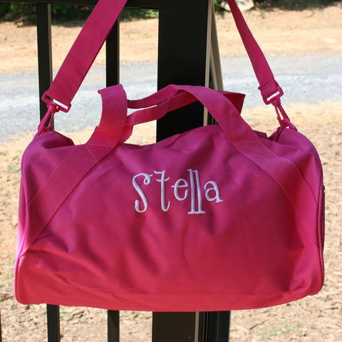 hot pink gym bag