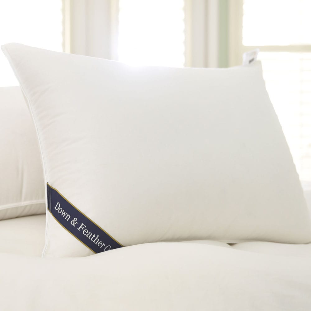 curled feather pillows