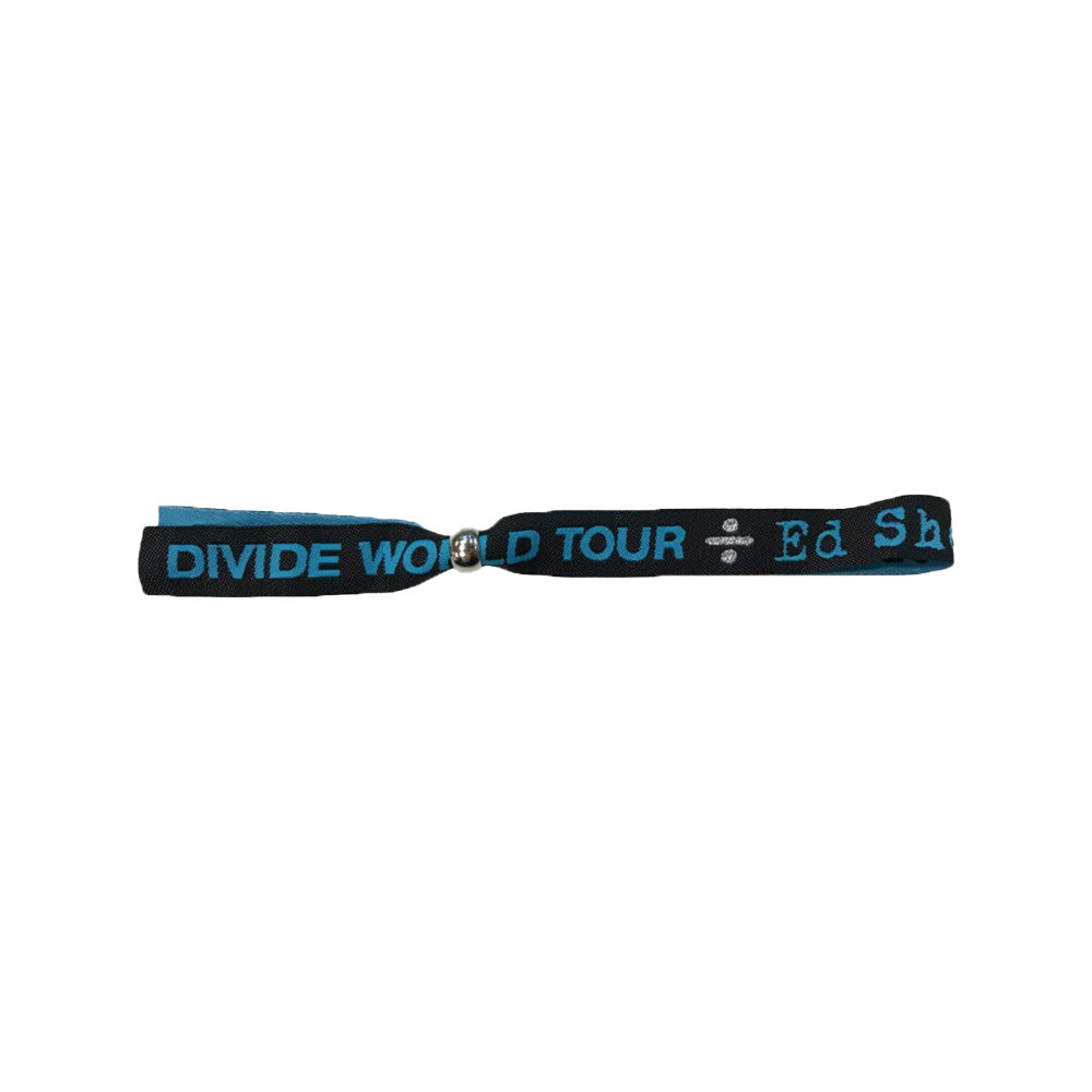 Ed Sheeran - Divide World Tour Fabric Wristband Orange | Warner