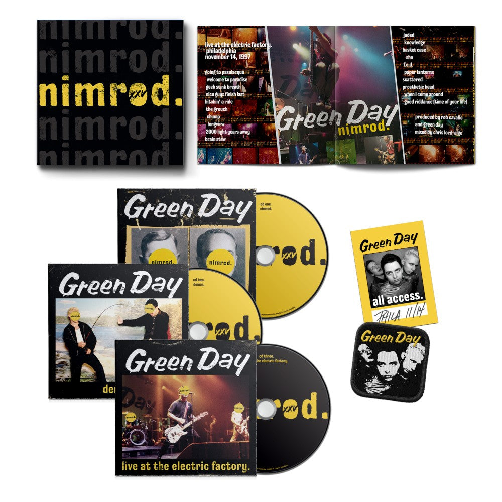 Green Day - Nimrod XXV Limited Silver Vinyl 5LP | Warner Music Canada