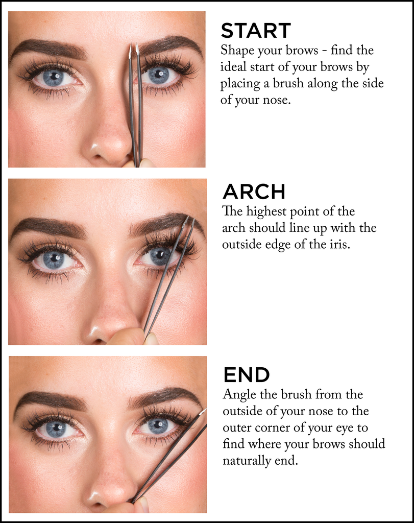 How To Shape My Eyebrows With Tweezers How To Shape My Eyebrows With Tweezers
