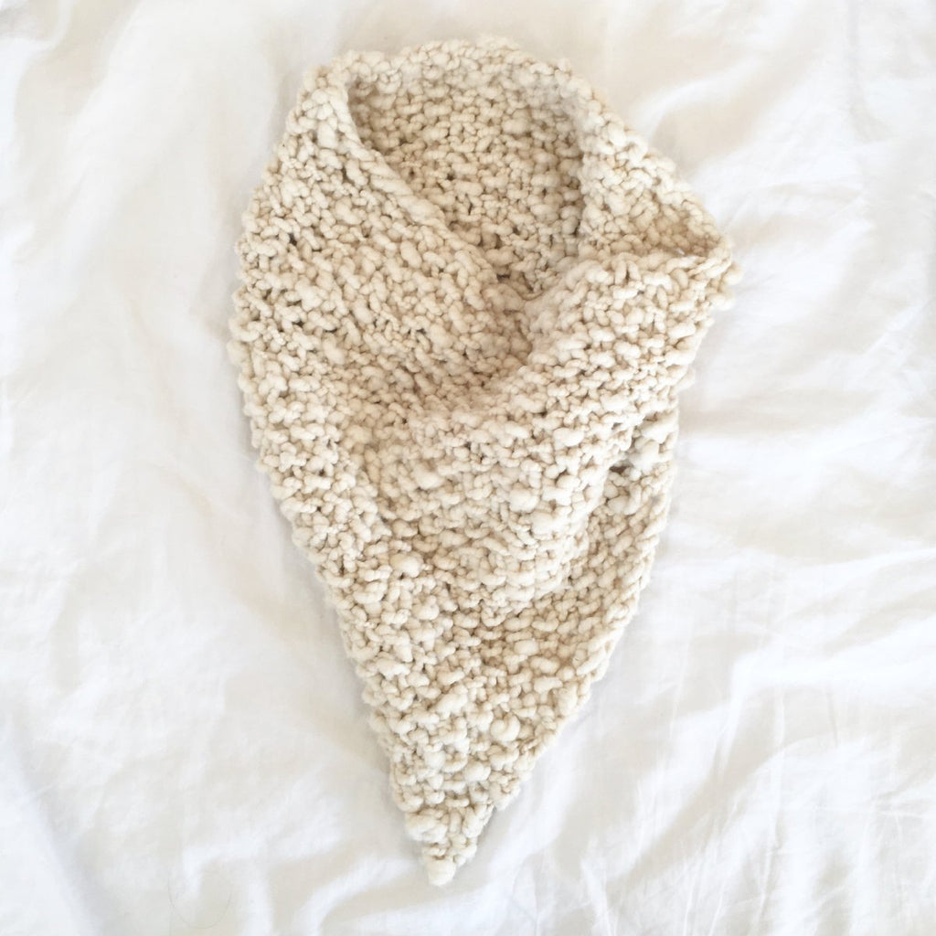 Arrow Bandana Cowl Free Knit Pattern Love Fest Fibers