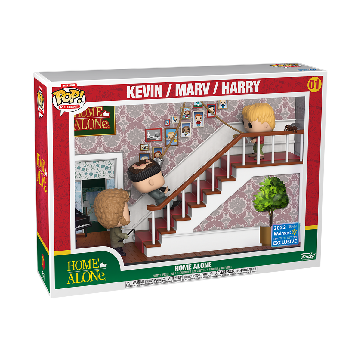Pop! Deluxe Moment Staircase Paint Can Scene Home Alone Funko