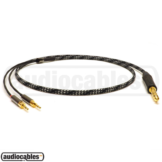 Mogami Cable for Sennheiser HD600, HD650/6XX, HD660S, HD580/58X, HD565,  HD545 (Braided)