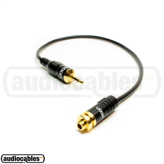 HiCon HI-J3563S mini jack TRS Mogami headphone extension cable