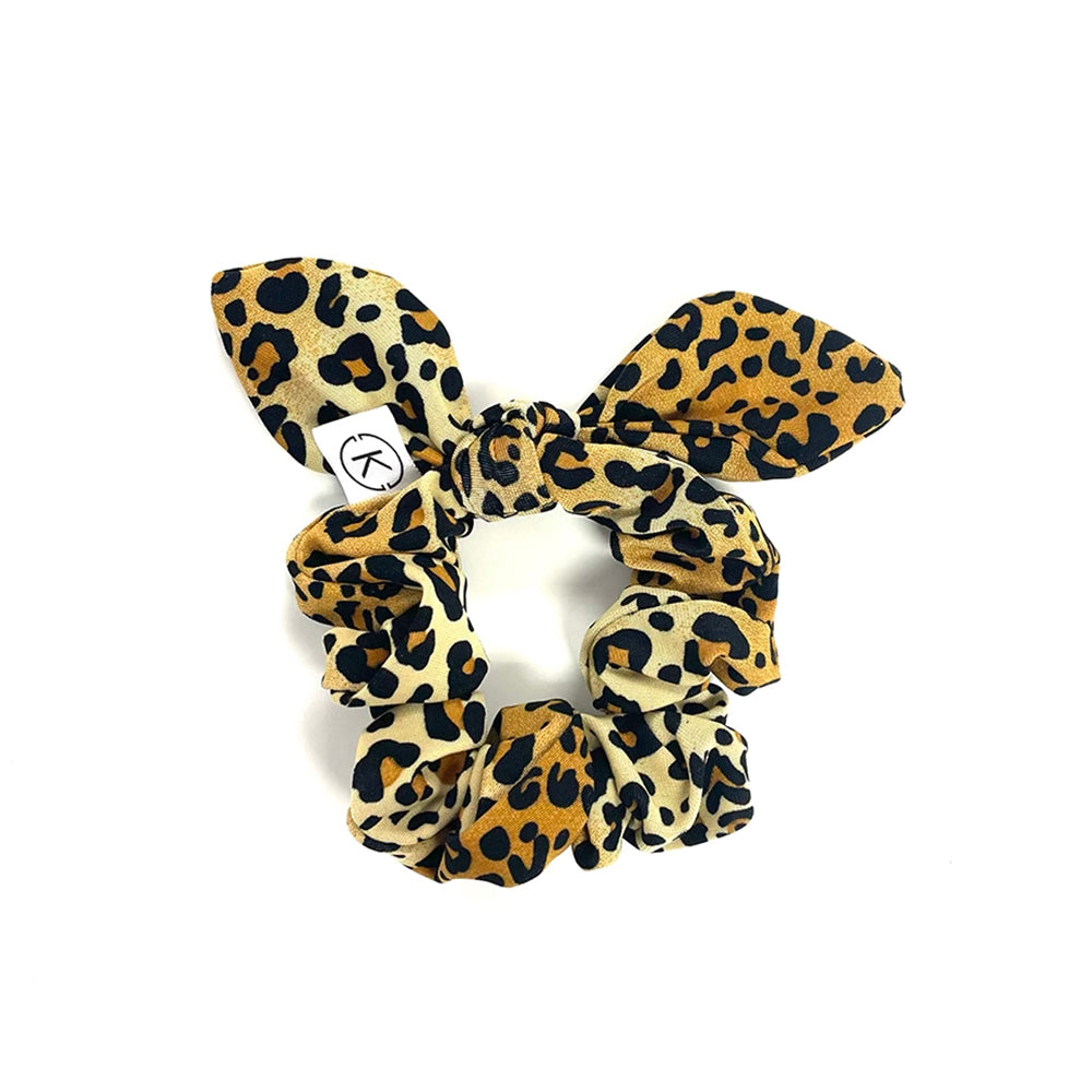 Scrunch Bow - Leopard