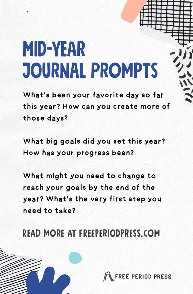 Mid-Year Journal Prompts - Free Period Press