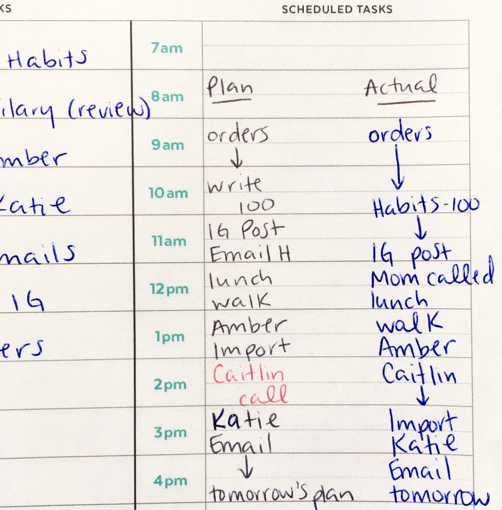 Free Period Press Schedule Magic Notepad