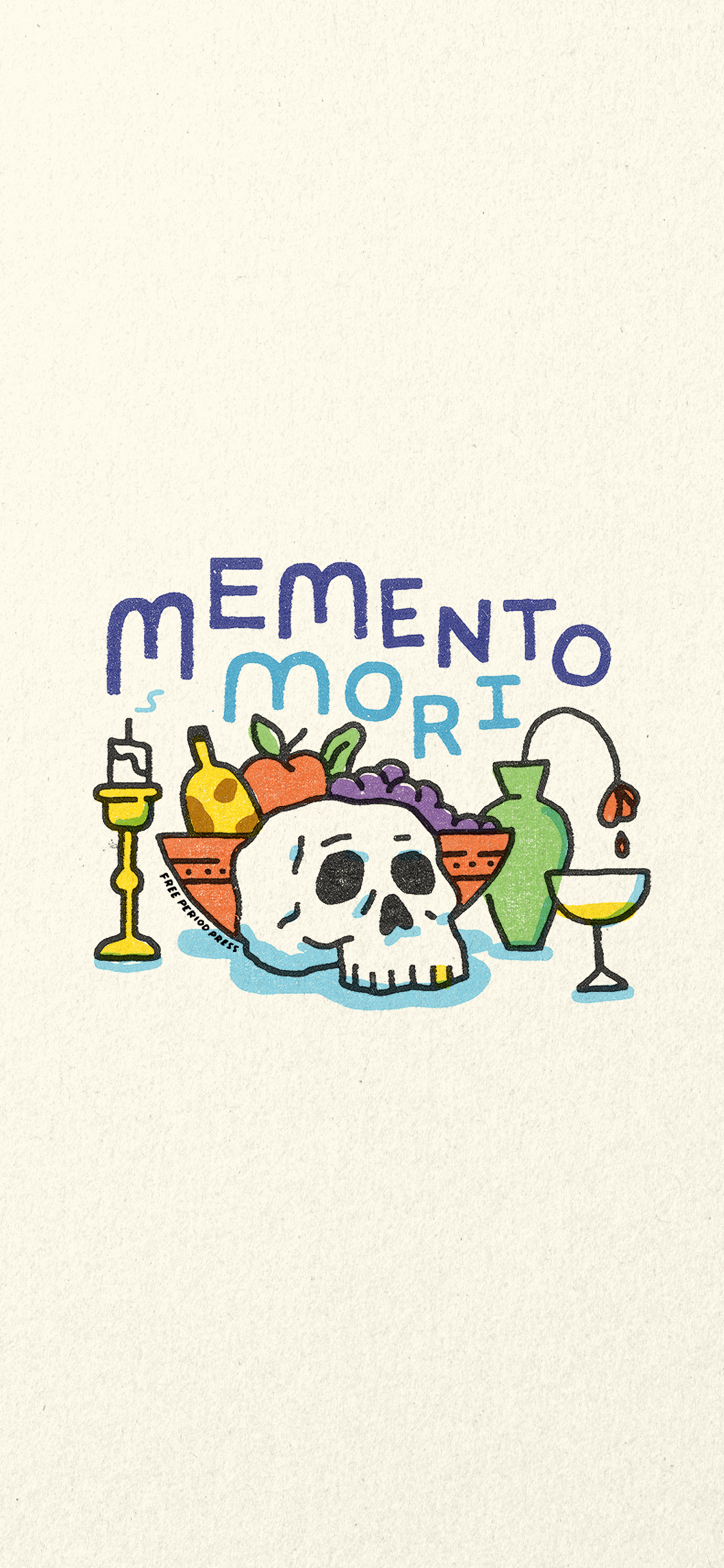 Memento Mori Phone Wallpaper Free Period Press Mikey Burton